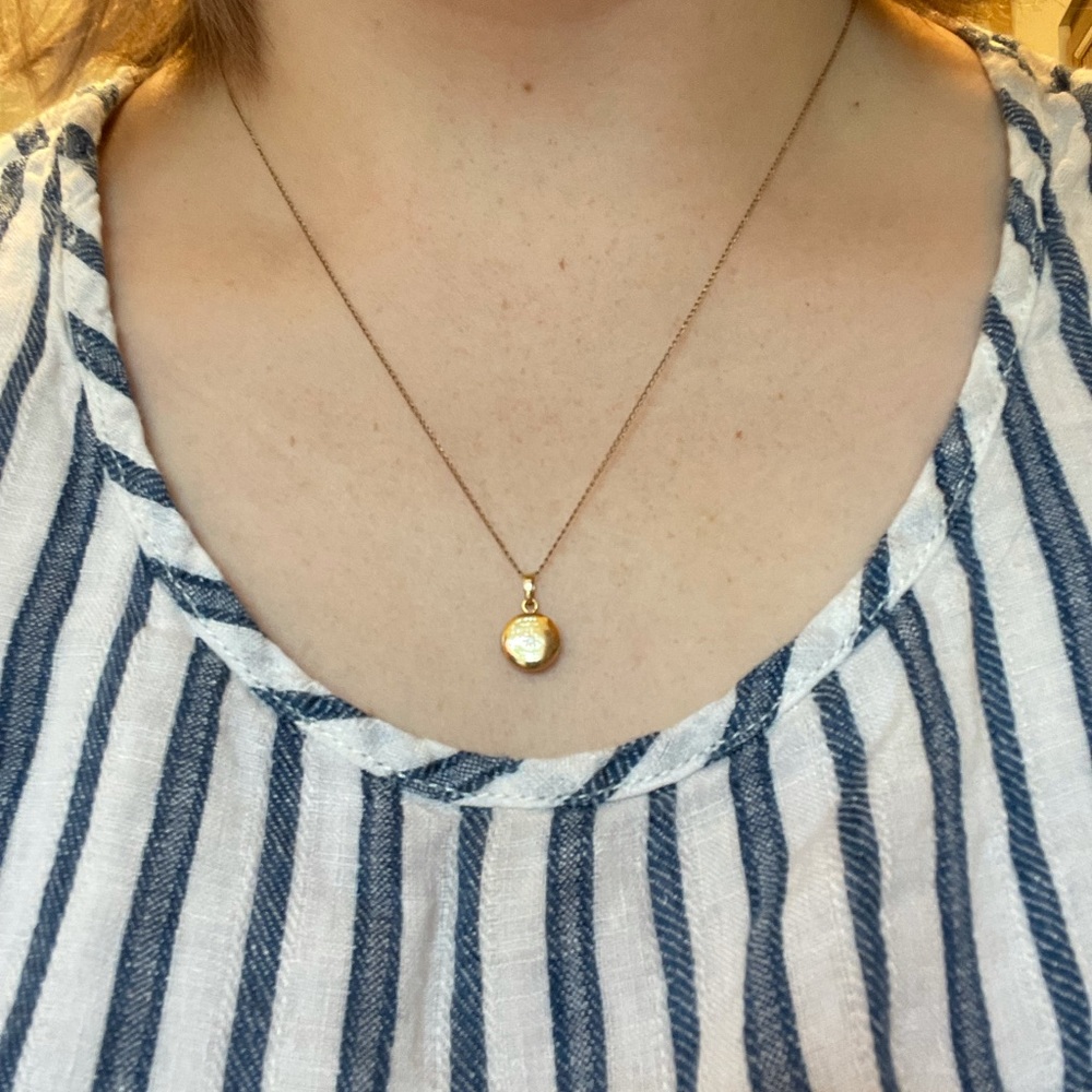 14K Delicate Gold Locket